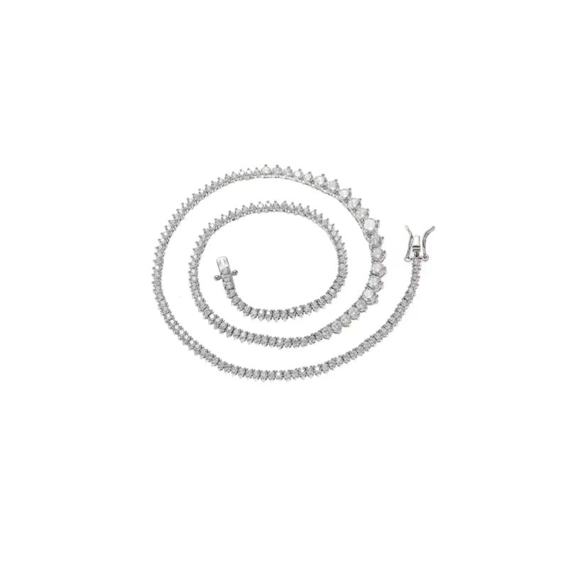 Graduated Tennis Necklace