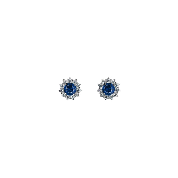 Grand Trianon Stud Earrings Blue