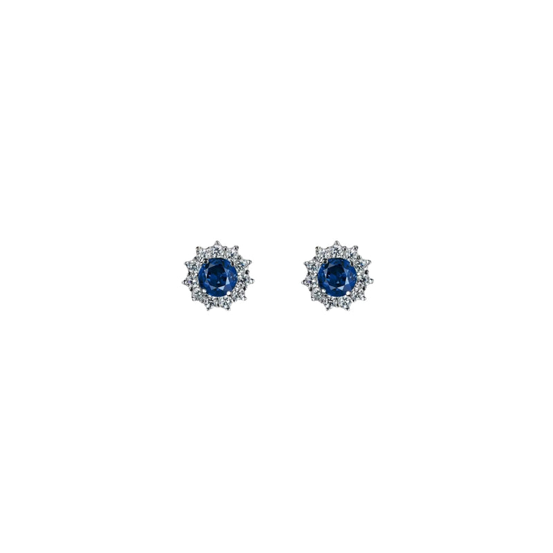 Grand Trianon Stud Earrings Blue