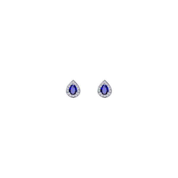 Blue Tear Gem Studs
