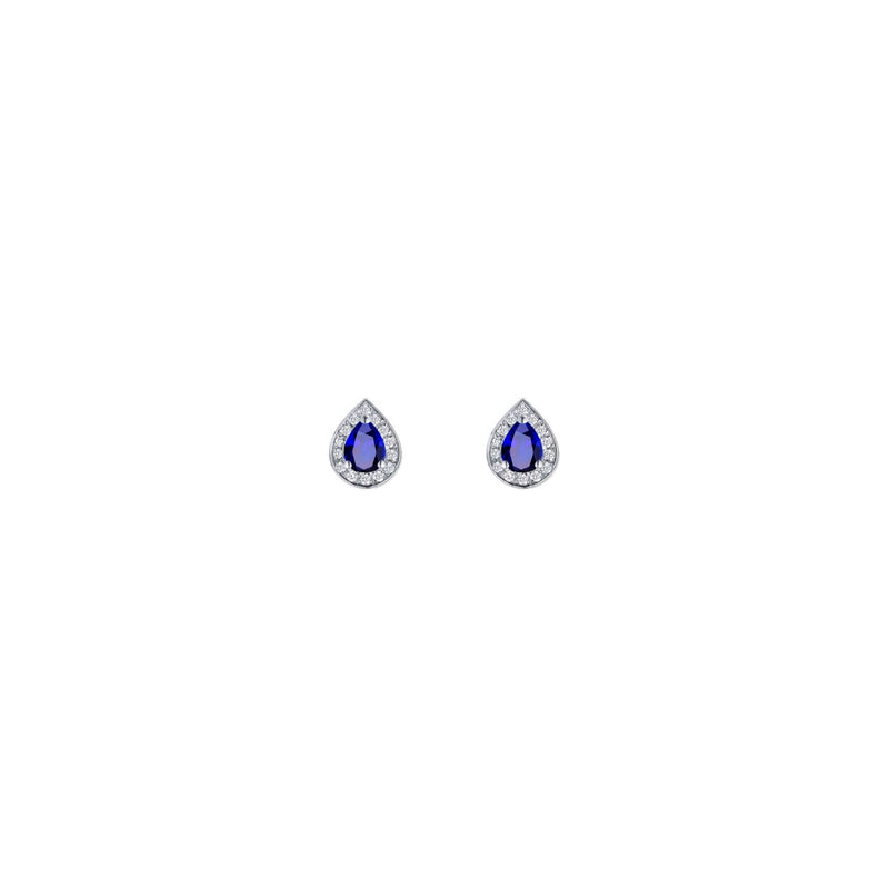 Blue Tear Gem Studs