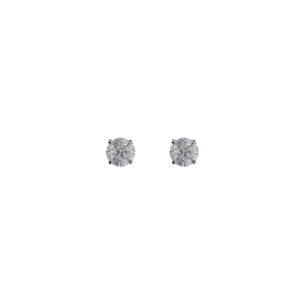 Marquise Cluster Moisante Studs