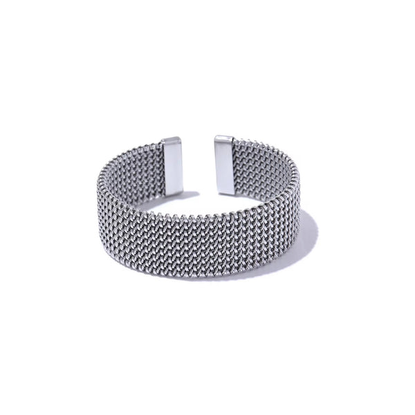 Woven Cleo Bracelet Silver