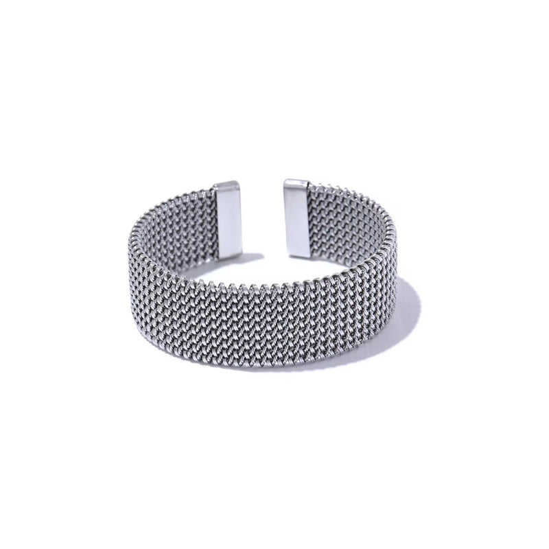 Woven Cleo Bracelet Silver