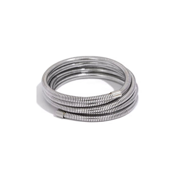 Serpent Spiral Wrap Bracelet Silver