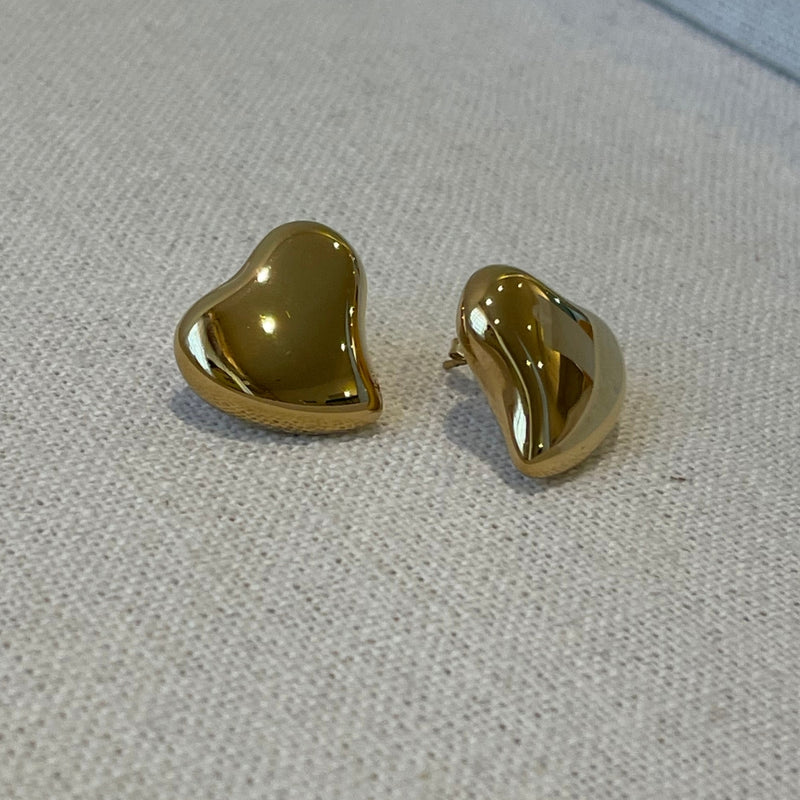 Heart Origami Studs