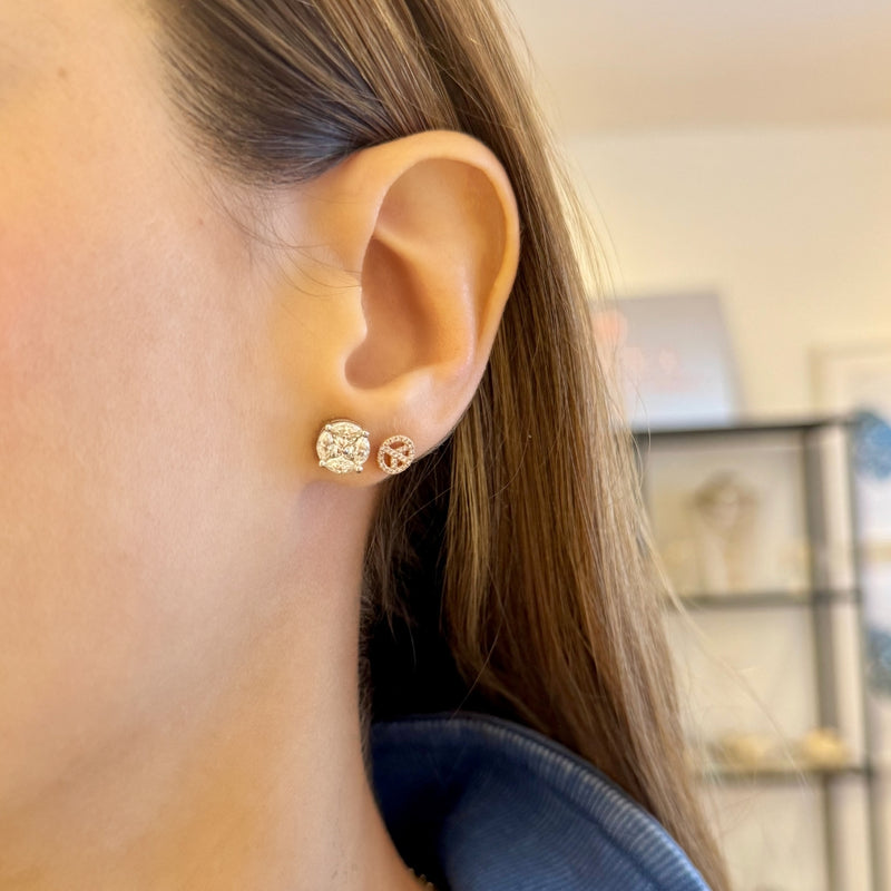 Marquise Cluster Moisante Studs