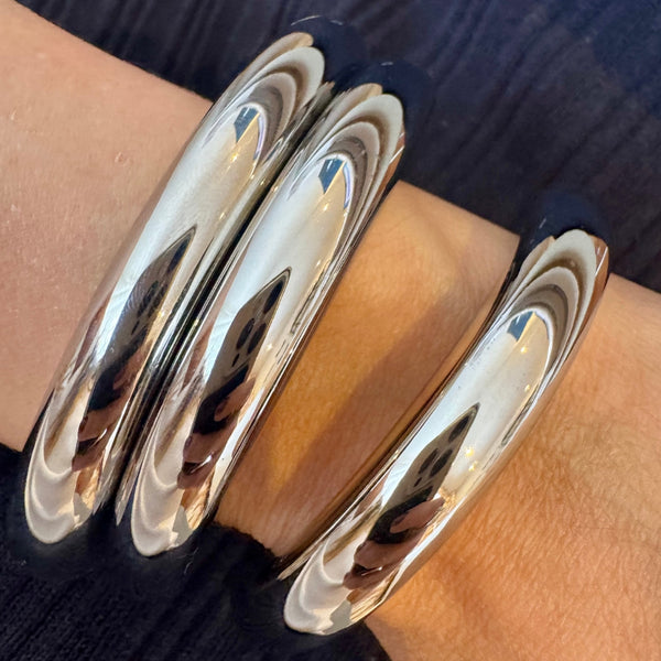 Naira Bangle Silver