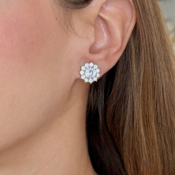 Grand Trianon Stud Earrings Clear