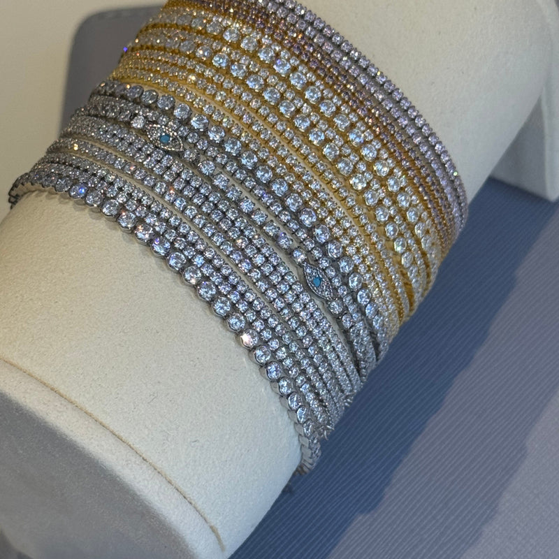 Whisper Thin Tennis Bracelet Gold