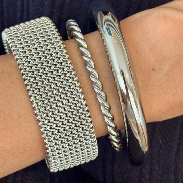Woven Cleo Bracelet Silver