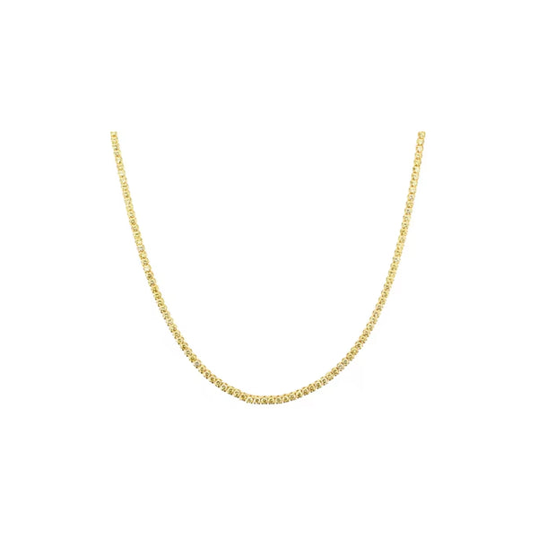 Whisper Thin Tennis Necklace Butter Yellow