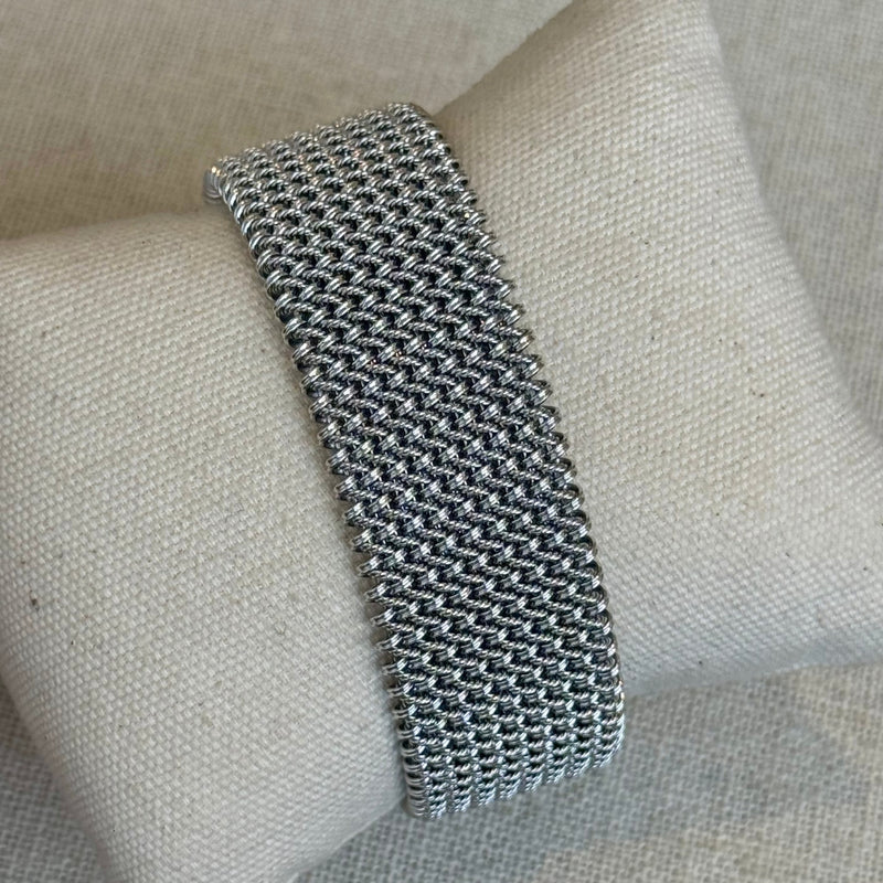 Woven Cleo Bracelet Silver