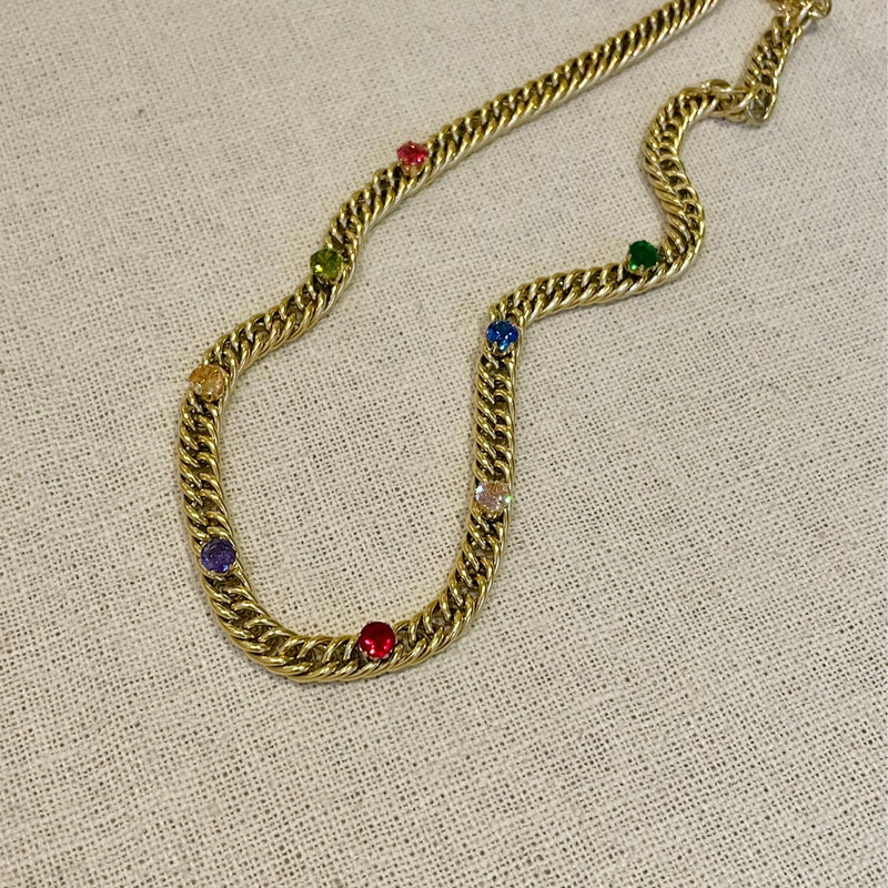 Chunky Rainbow Necklace