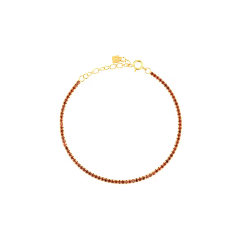Whisper Thin Tennis Bracelet Orange