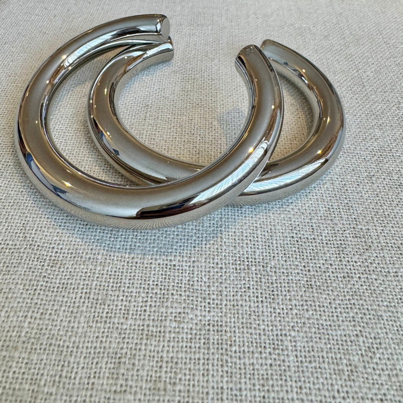 Naira Bangle Silver