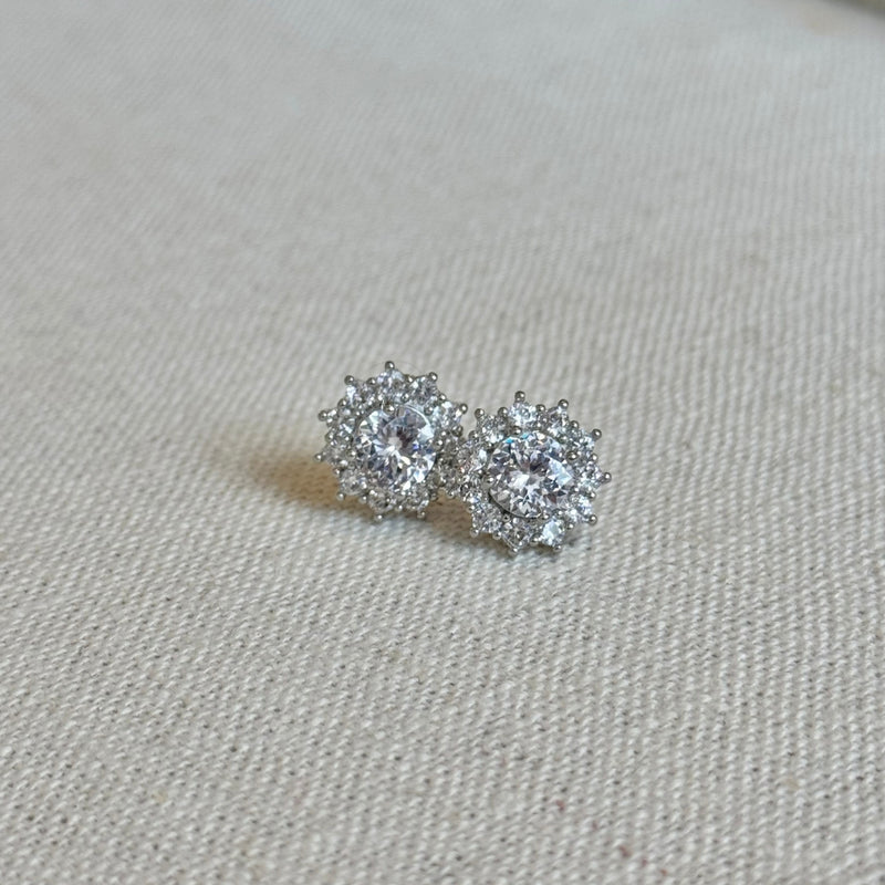 Grand Trianon Stud Earrings Clear
