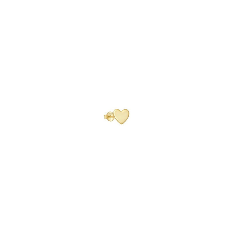 Gold Heart Stud