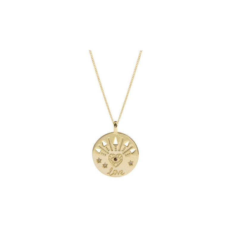 Love Disc Necklace