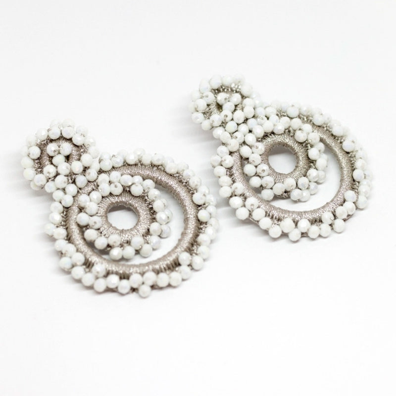 Senorita Circular Crystal Earrings