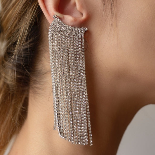 Yao Noi Cascade Crystal Earrings