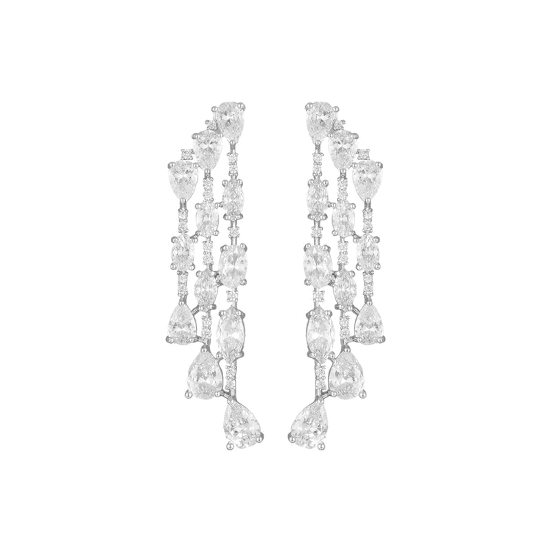 Cascade 3 Line Earrings