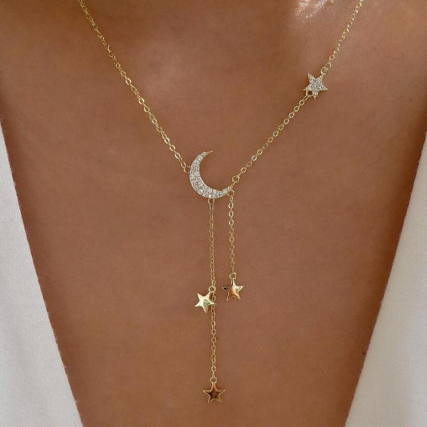 Moonlight Lariat Necklace