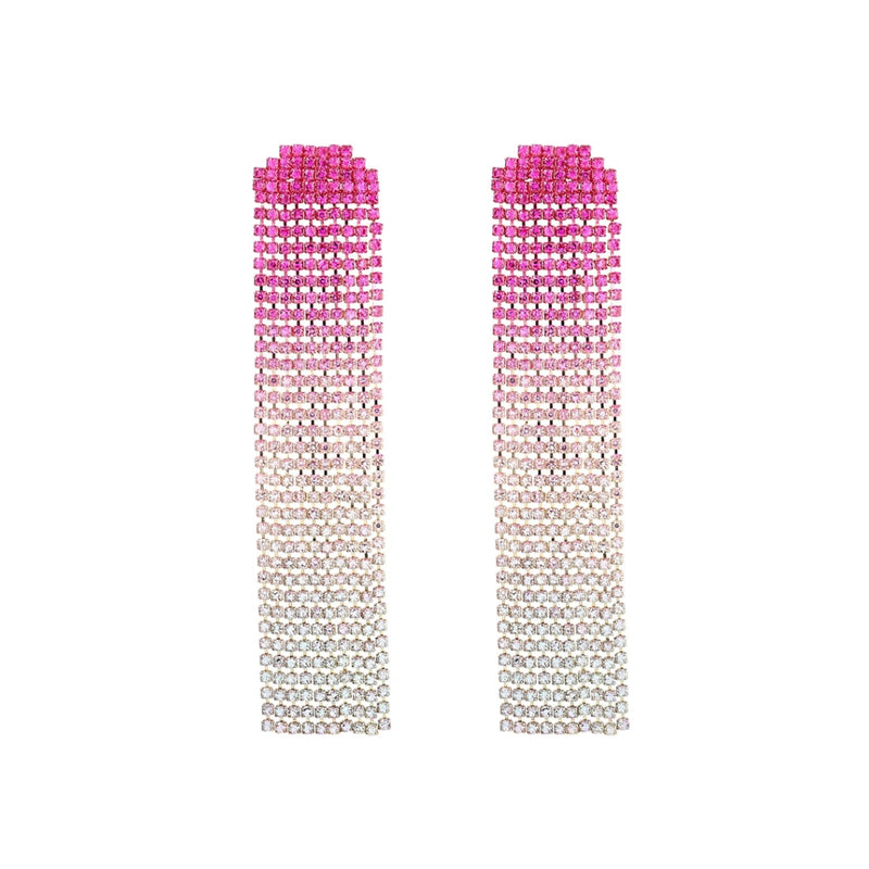 Mila Gradient Crystal Earrings