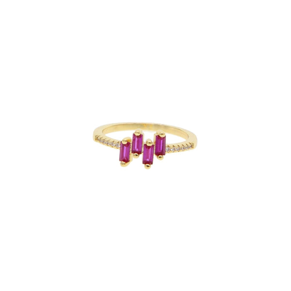 Trinity Baguette Ring