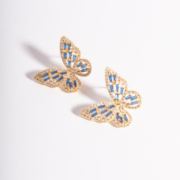 Butterfly Pavé Earrings