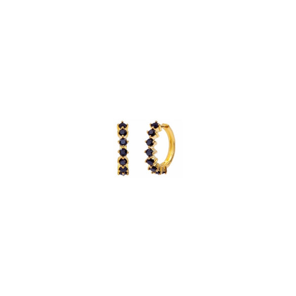 Gio Pave Gem Hoops