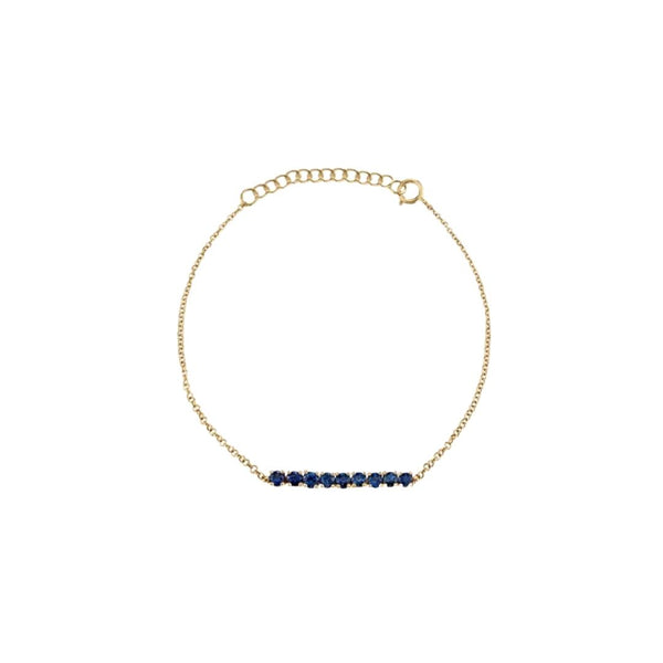 Blue Chain Bracelet