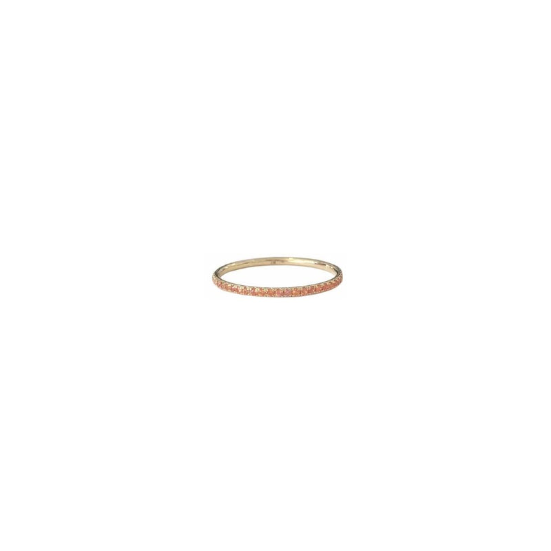 Orange Thin Eternity Band