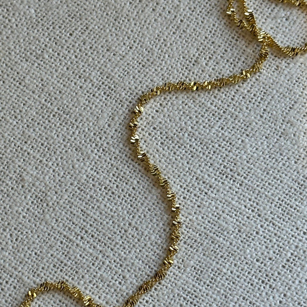 Swirl Gold Chain